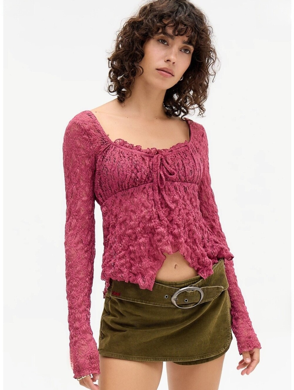 BDG Urban Outfitters PIPER - Blouse - purple, Size Small